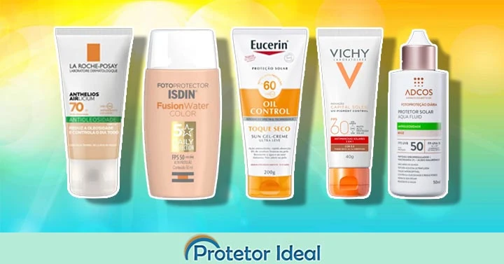 Melhores Protetores Solares com Cor para Pele Oleosa