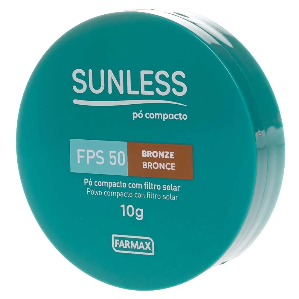 Pó Compacto Sunless protetor FPS 50 – Médio